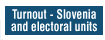 Turnout - Slovenia and electoral units